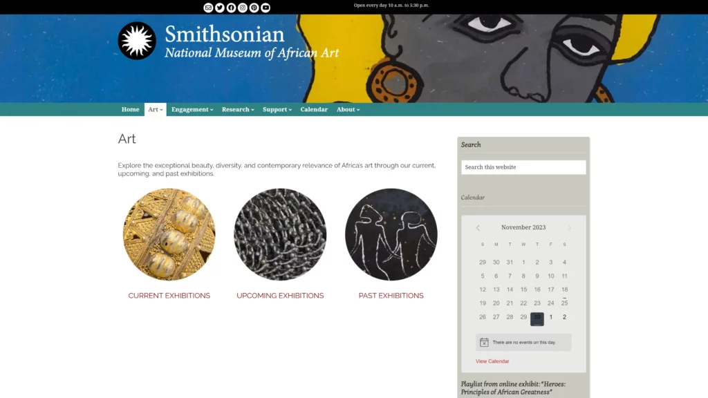 smithsonian-national-museum-wordpress-site-screenshot