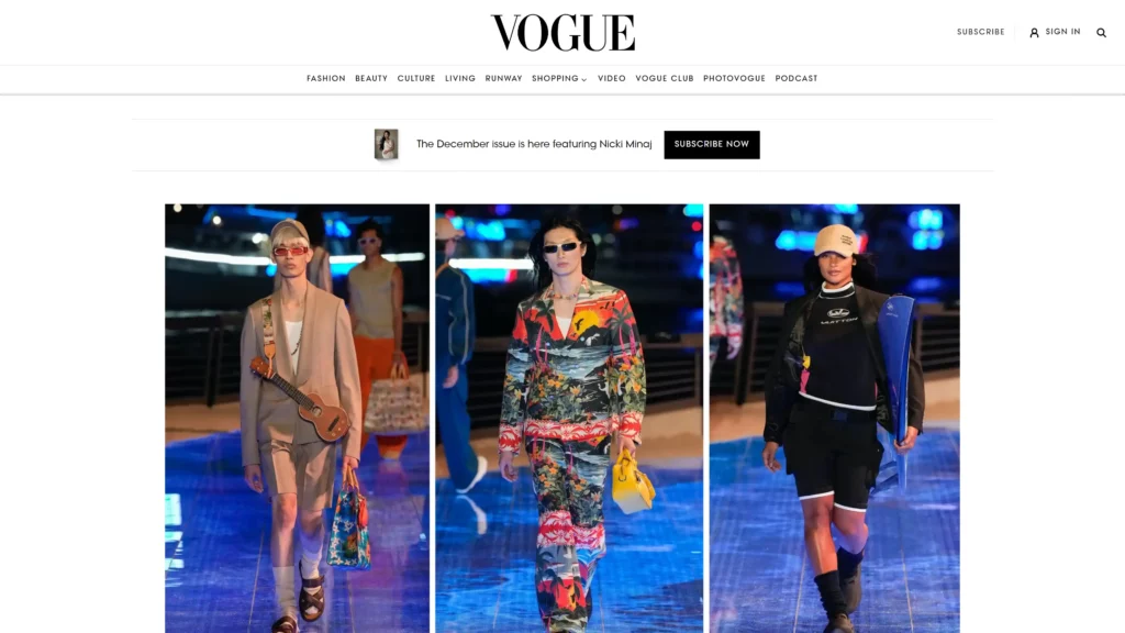 Vogue-wordpress-site-screenshot