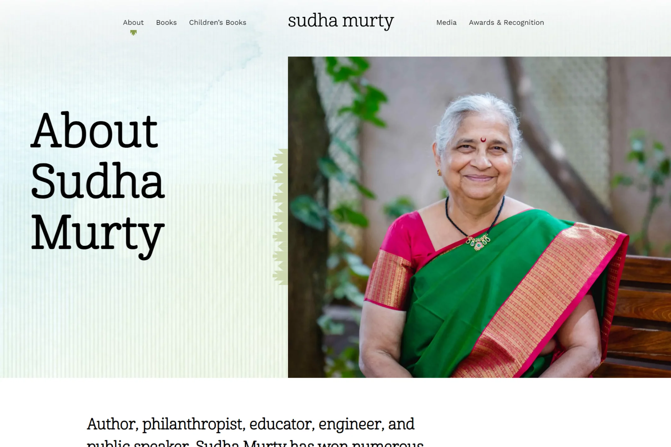 about-sudhamurty