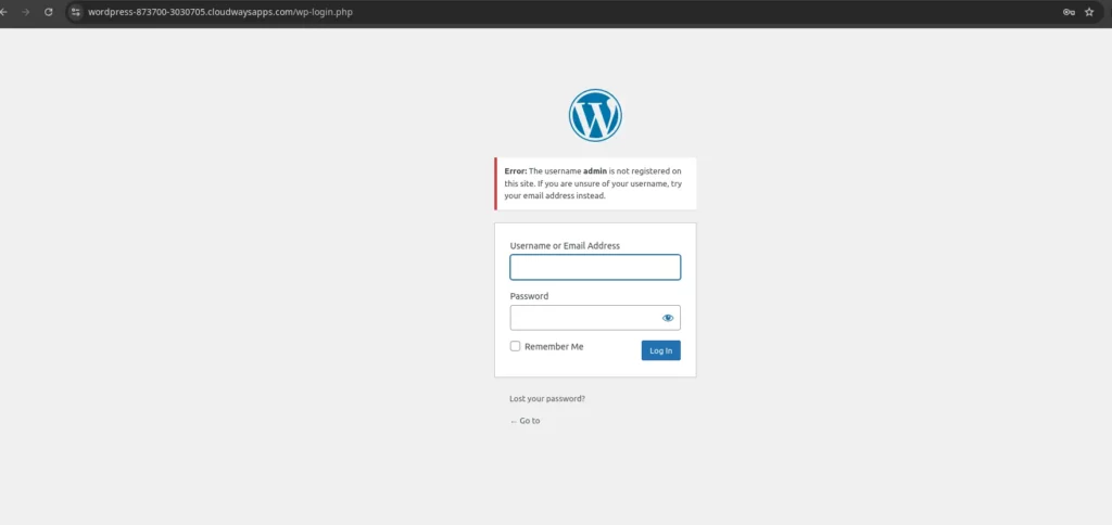 Locked Out of Admin dashboard
