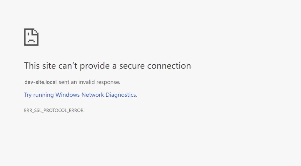 err_ssl_protocol_error