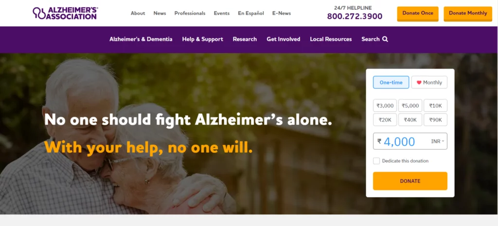 alzheimers association home page