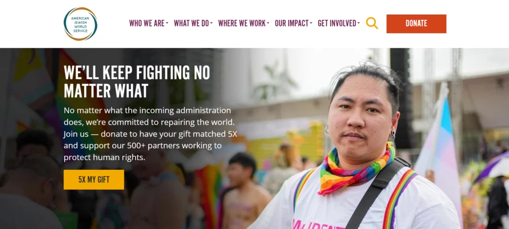 american jewish world service ajws home page