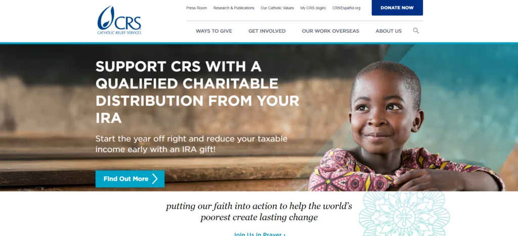 catholic relief services home page