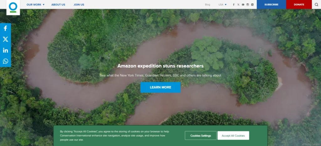 conservation international foundation home page