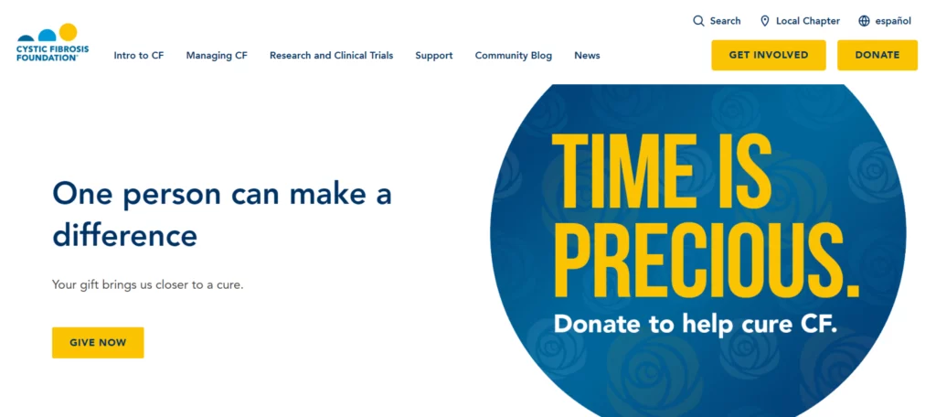cystic fibrosis foundation home page