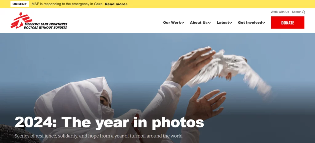 doctors with out border home page