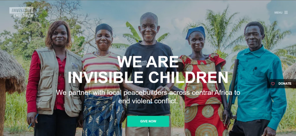 invisible children home page