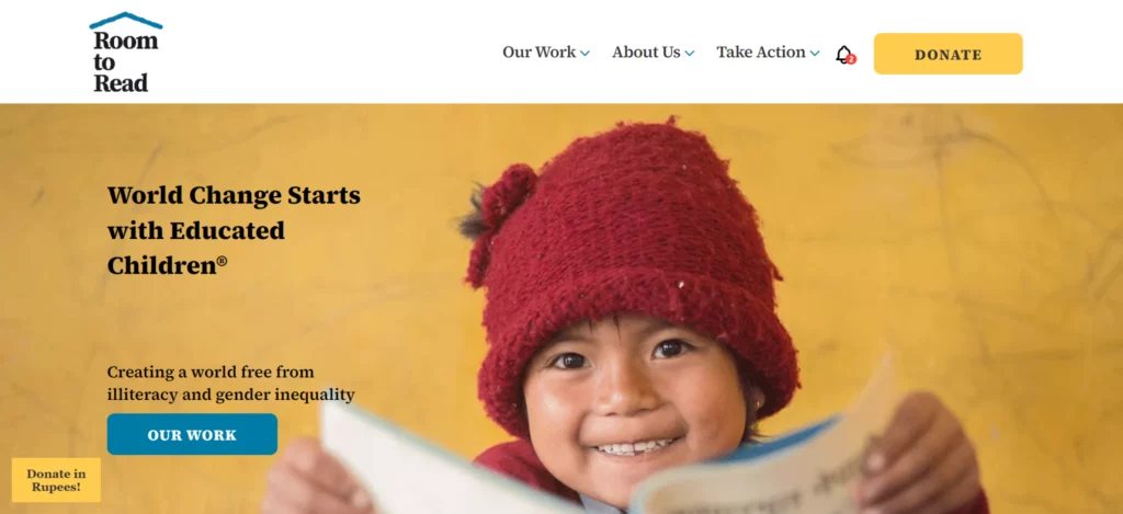 room to read home page