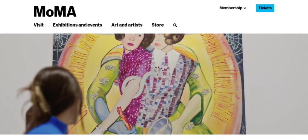 museum of modern art home page