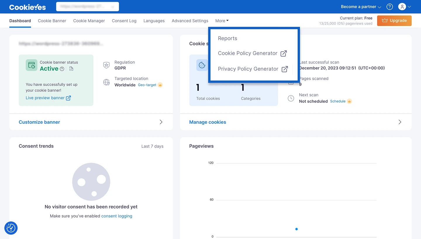 screenshot of more settings