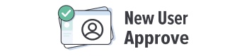 New User Approve logo