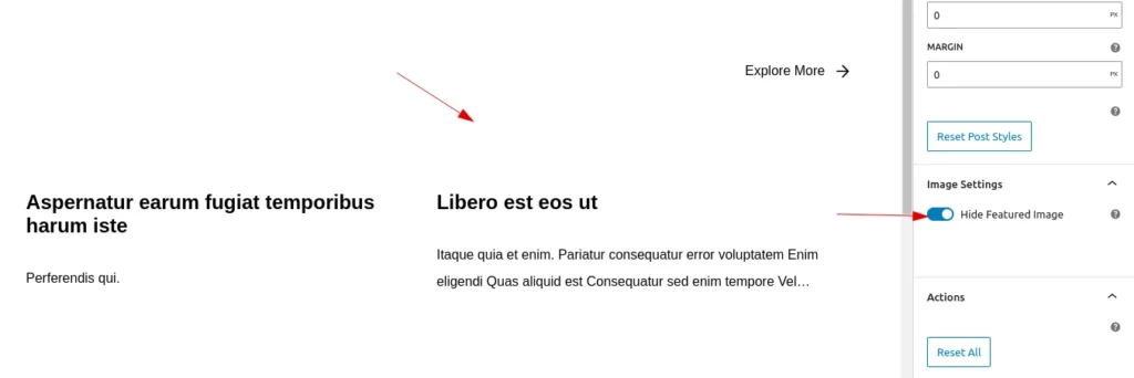 hiding-featured-image