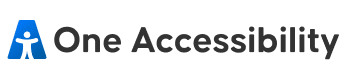 One accessibility logo