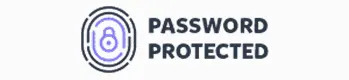 Password protected logo
