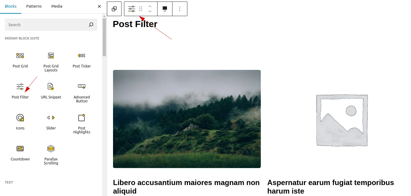 post-filter-block-selection