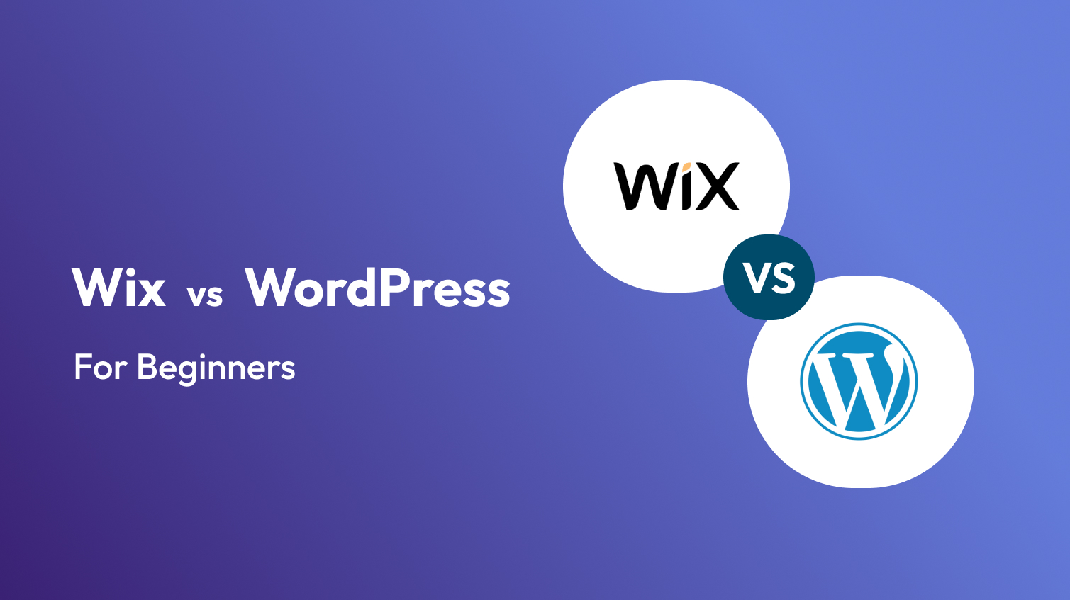 wix vs wordpress: for beginners
