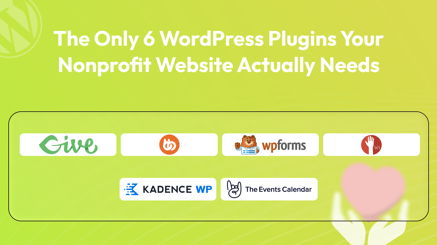 plugins for non profit websites