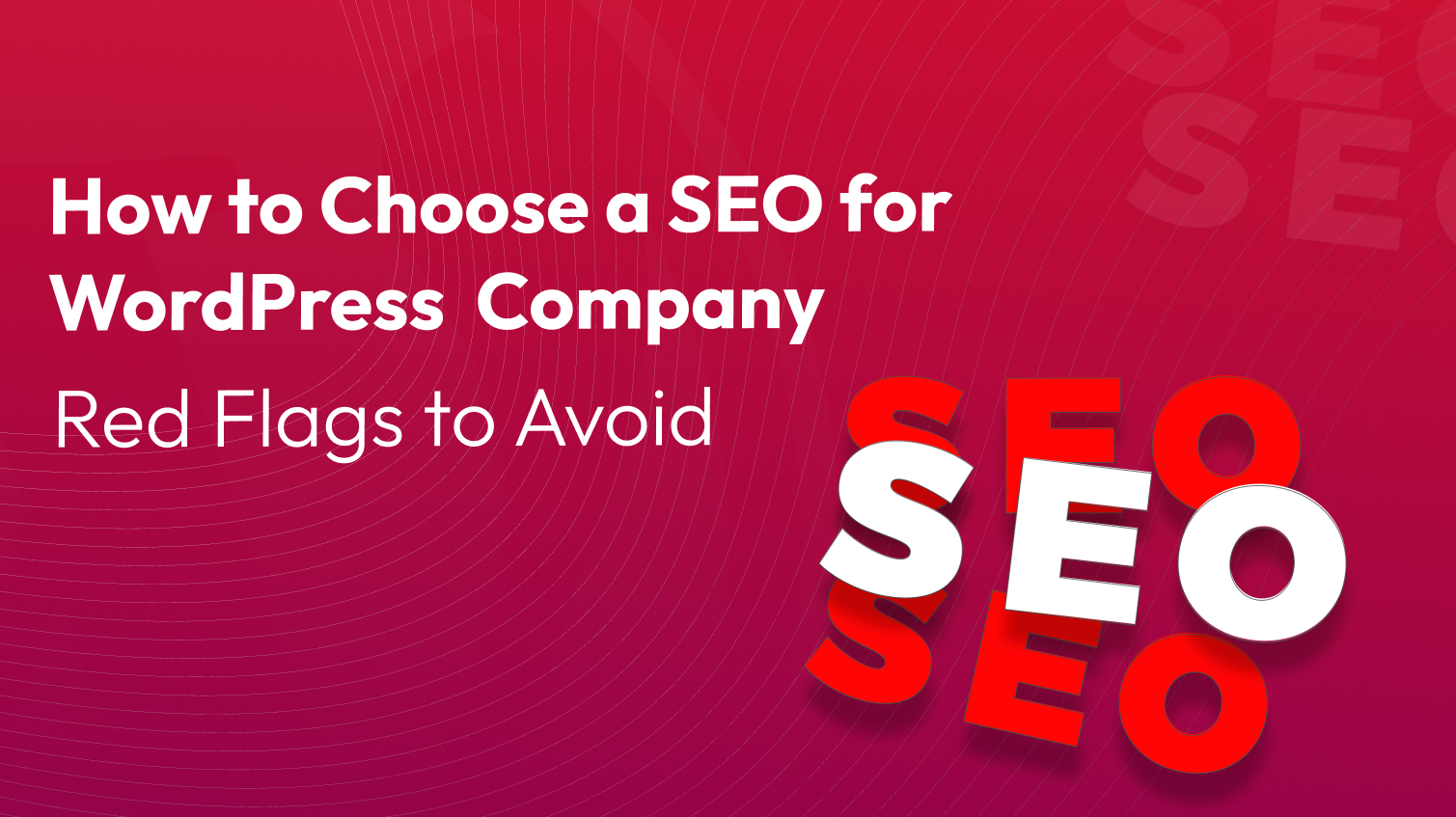 SEO for WordPress Company